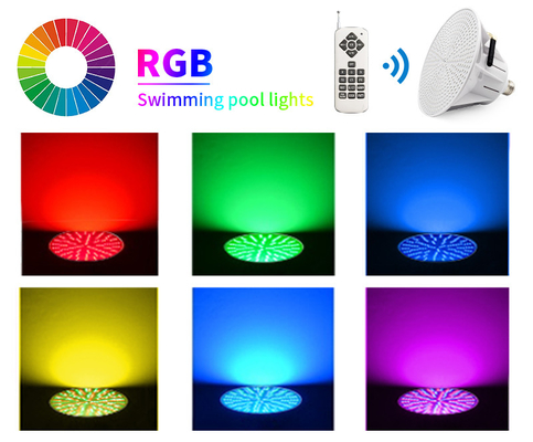 O bulbo RGB da associação do diodo emissor de luz de E26 120V 35W colore o controlo a distância em mudança